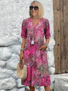 Maya™ Vibrant Midi Dress