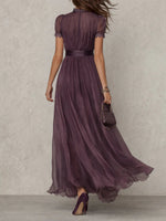 Amélie™ Chiffon Lace Maxi Dress