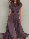 Amélie™ Chiffon Lace Maxi Dress