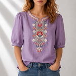 Dalia™ Floral Embroidered Blouse