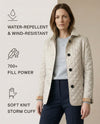 Olive™ Quilted Button-Up Jacket