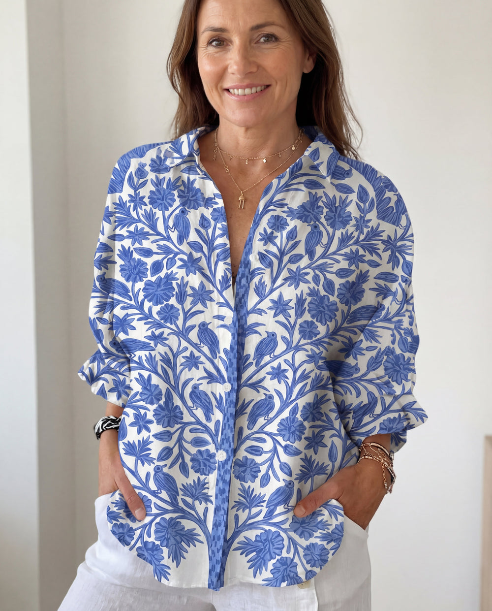 Aurora™ Blue Garden Blouse