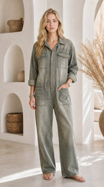 Johanna™ Relaxed Denim Jumpsuit
