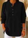 Renata Ribbed Button Detail Tunic