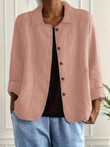 Michaela™ | Relaxed Button Blouse