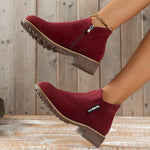 Mary™ Thick Sole Ankle Boots