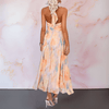 Micah™ Halterneck Watercolour Print Dress