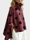 Pollie™ Artistic Polka Dot Denim Top
