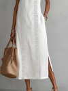 Emberly™ Relaxed Embroidered Midi Dress