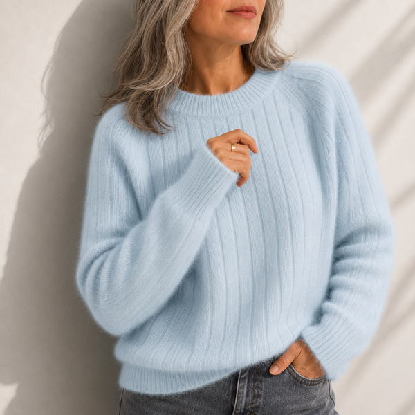 Milana™ | Solid Colour Fluffy Sweater