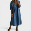Esther™ Elegant Denim Dress