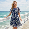Teresa™ Elegant Floral A-Line Dress