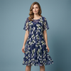 Teresa™ Elegant Floral A-Line Dress