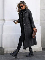 Marisol | Stylish Long Denim Jacket