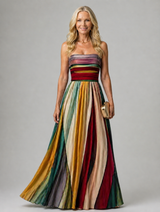 Thalia™ Elegant Strapless A-Line Dress