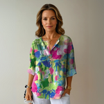 Aaliyah™ Chic Floral Print Blouse